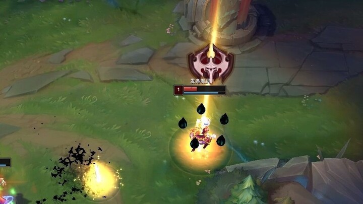 Four Children Watching Their Father