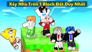 Mèo Simmy Xây Tất Cả Mọi Thứ Nhưng Chỉ Với 1 Block Đất Duy Nhất Trong Minecraft