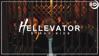 [8D] Stray Kids - Hellevator | BASS BOOSTED CONCERT EFFECT | USE HEADPHONES 🎧