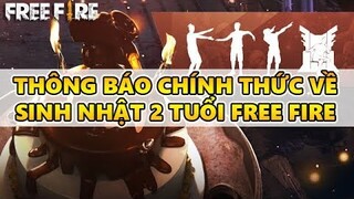 Free Fire | Thông Báo Chính Thức Về Sự Kiện Sinh Nhật 2 Tuổi Của Free Fire