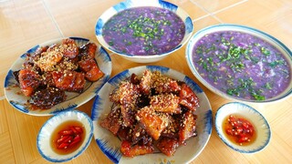 Mặn Mòi Con Cá Lóc Một Nắng Sốt Me, Khoai Ngọt Nấu Tép | MTQH