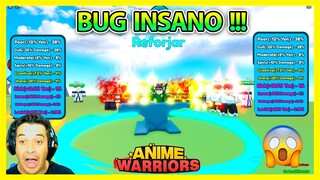 CORRE GALERA!!! NOVO BUG!!! NO SISTEMA DE REFORJAR NO  ANIME WARRIORS