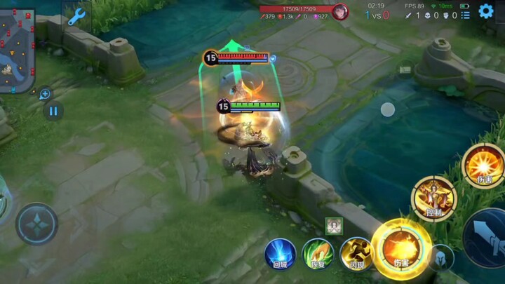 Uji Kerusakan Mage Lawan Tank di Honor of Kings