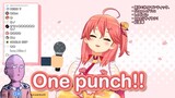 Sakura Miko sings One Punch man Opening [The Hero] with lyrics , She will be back soon!!