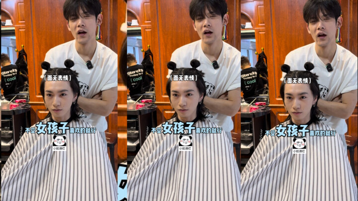 الحلاق الذي أحرجه الضيوف بالمحادثة～