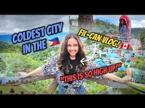 HALF FILIPINA visits the COLDEST CITY in the PHILIPPINES! MUST SEE!! - Vlog