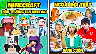 NẾU YABUN CÙNG HERO TEAM ĂN BÁNH CUỐN SẼ RA SAO HẬU TRƯỜNG FAN MEETING HERO MINECRAFT NGOÀI ĐỜI THẬT