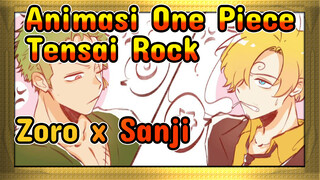 [Animasi One Piece / Zoro x Sanji] Genius Rock