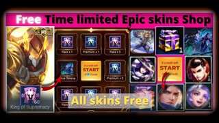 LEGIT FREE TIME LIMITED EPIC SKINS EVENT | MOBILE LEGEND NEW  EVENT | CLAMNSI 2021 FREE !