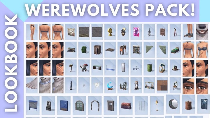 WEREWOLF LOOKBOOK! CAS+BUILD-BUY, GURU Q&A |The Sims 4 | Update