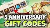 5 Anniversary ULTIMATE Gift CODES | Idle Heroes GIVEAWAYS