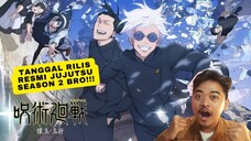 RESMI RILIS! TANGGAL RILIS JUJUTSU KAISEN SEASON 2