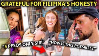 Filipino Street Vendor was SO HONEST! Grocery Shopping at Local Market