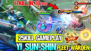 Yi Sun-Shin Fleet Warden Review & Gameplay | Yi Sun-Shin Top Global Gameplay | Mobile Legends