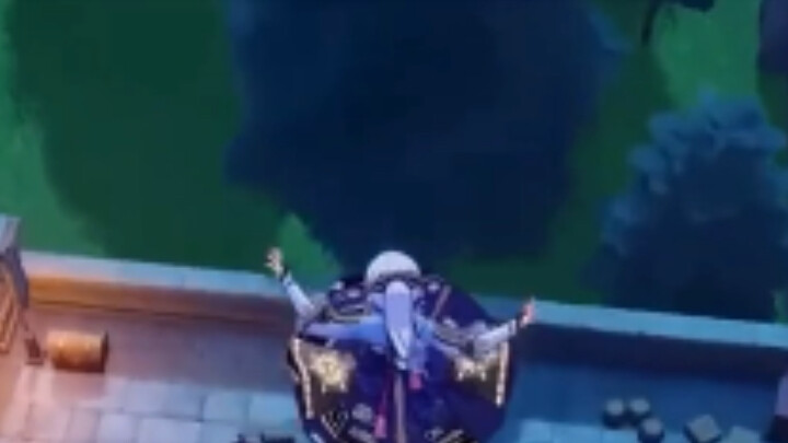 “What happens if you unleash your ultimate move while washing?”