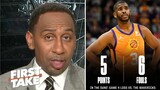 First Take| Stephen A. blames for Chris Paul after the Suns losing back-to-back games with Mavericks