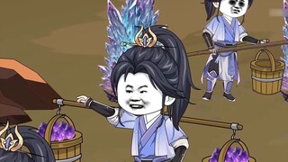 He is the first genius in the lower world, but when he came to the fairyland, he was asked to go min