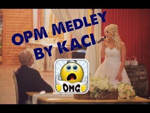 American Bride Sings an Original Pilipino Music (OPM) Medley