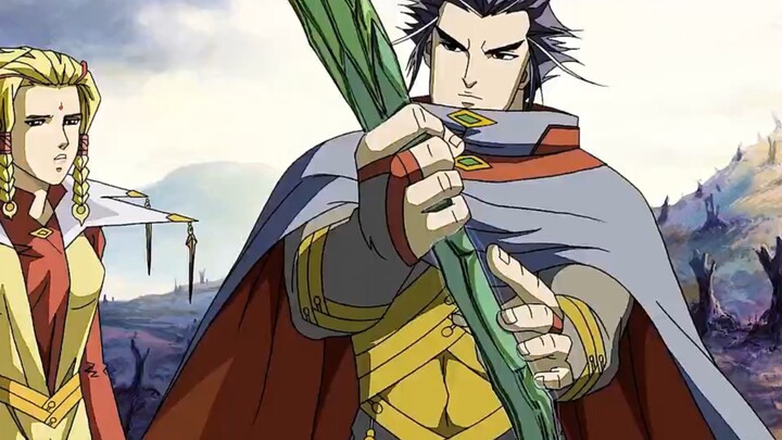 The boy took out the evil sword just for revenge