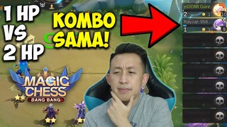 MATCH SUPER KERAS! 1 HP VS 2 HP KOMBO SAMA ADU POSITIONING SENGIT BANGET! | Magic Chess Indonesia