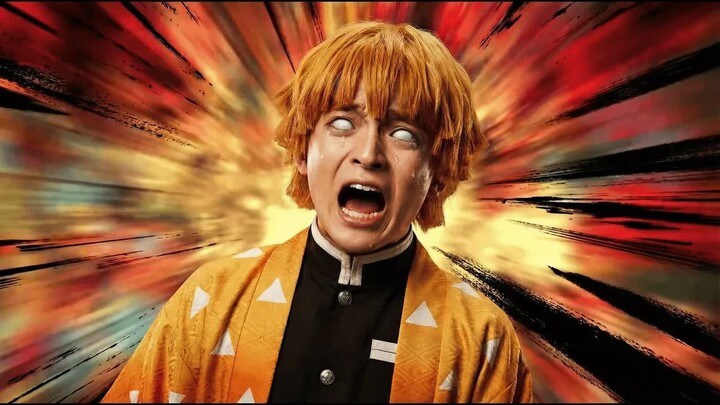 Zenitsu in Real Life be Like  #infinitycastle