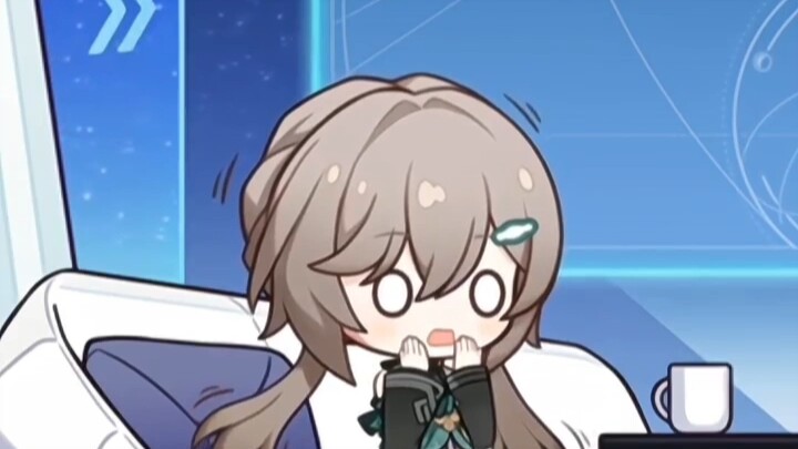 Oh no, Qingque was caught slacking off.