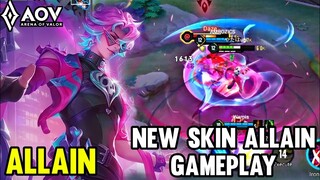 AOV : NEW SKIN ALLAIN GAMEPLAY - ARENA OF VALOR LIÊNQUÂNMOBILE ROV COT