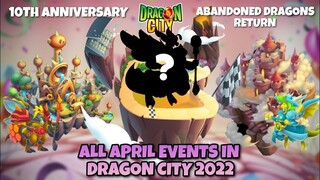 UPCOMING APRIL EVENTS (New Heroic & Sensate Squad is Back) in DRAGON CITY 2022