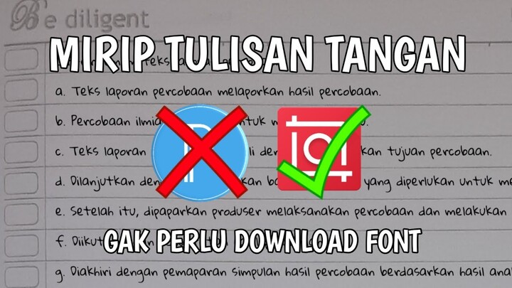 Cara Menulis Instant Dengan Aplikasi Editing | Tugas Numpuk Auto Beres