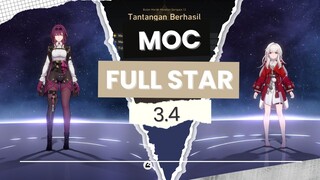 MOC 3.4 Kafka E2 0 Cycle & Clara Hypercarry 8 Cycle | Honkai Star Rail