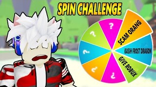 SPIN THE WHEEL CHALLENGE !! - ADOPT ME INDONESIA
