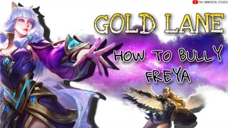 GUINEVERE BULLYING FREYA GOLD LANE - MOBILE LEGENDS