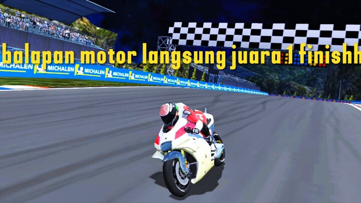 balapan motor sama motor jalanan juara 1 gw comeback coy santai🥇🎮