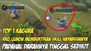 Bukti Kalau TOP 1 Kagura RRQ.Lemon Jago Pakai Hayabusa, Sama Lincahnya Ketika Pakai Kagura