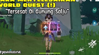 Cara Menyelesaikan Quest "Tersesat Di Gunung Salju" - #genshintutorial