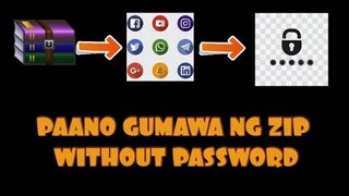 PAANO GUMAWA NG ZIP FILE WITHOUT PASSWORD 💯