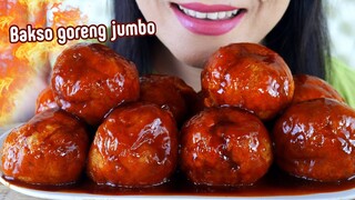 ASMR BAKSO GORENG JUMBO  SAUS SAMYANG | EATING SOUNDS