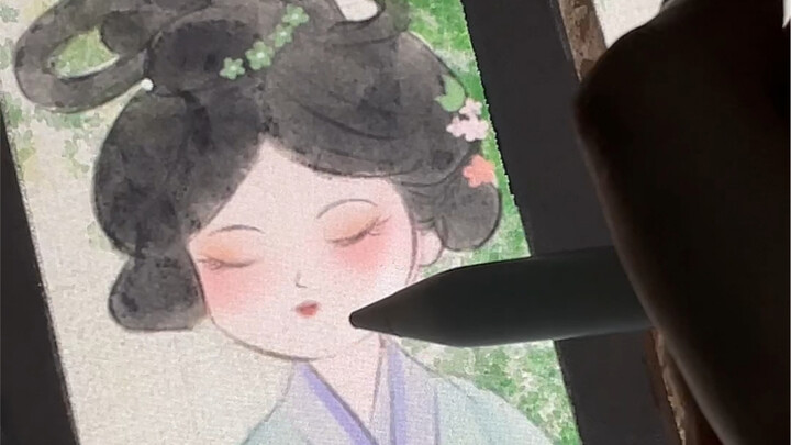 画到我心巴上了