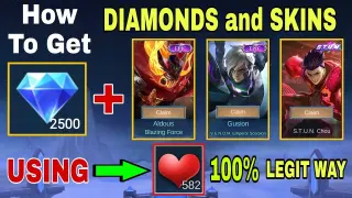 How To Get FREE DIAMONDS AND SKINS in Mobile Legends