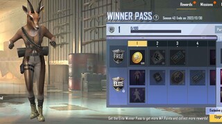 Pubg Mobile Lite Season 43 Winner Pass Is Here | Pubg Lite New Winner Pass - Krish Gamer