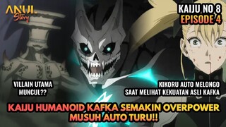 MUNCULNYA VIILAIN UTAMA & KAFKA YANG BEGITU OVERPOWER MEMBUAT KIKORU MELONGO, KAIJU NO 8 EPISODE 4