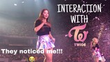 INTERACTION WITH TWICE!!! TWICE LIVE IN MANILA! | FANGIRL MOMENT! 😭