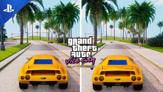 GTA Vice City (PS5) Remastered Fidelity vs Performance Comparison GTA Trilogy The Definitive Edition