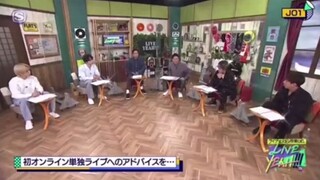 JPOP JO1 SHO GETTING ADVICE FROM RIKU THE RAMPAGE