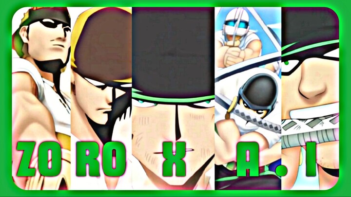 Zoro Sebelum TimeSkip diPakein A.I jadi Keren atau Lucu? - Royalty [AMV]