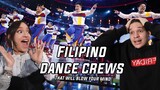 Latinos react to FILIPINO DANCE GROUPS WITH WILD CROWD REACTIONS