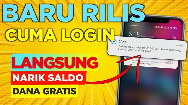 BARU LOGIN LANGSUNG NARIK! APK PENGHASIL SALDO DANA TERCEPAT 2022 | APK PENGHASIL SALDO DANA
