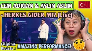 CEM ADRIAN & AYLIN ASLIM - HERKES GIDER MI? (HARBIYE LIVE) || FIRST TIME TO REACT