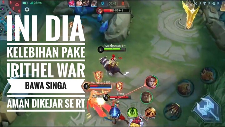 Ini Dia kelebihan pake hero irithel war bawa bawa singa diuber se rt amannn