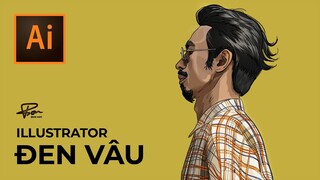 Vẽ Đen Vâu Bằng Illustrator .đi về  | BonART